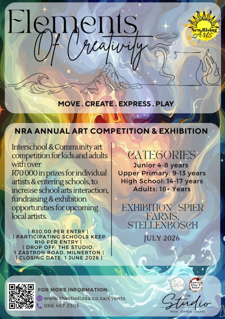 Main poster NRA Art Competition 2026 Elements of Creativity