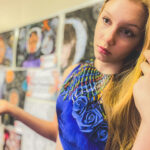 New Rising Arts Exhibition Creative Creatures 2025 ACE Models International Live Installations Fanatsy Room Blue Roses